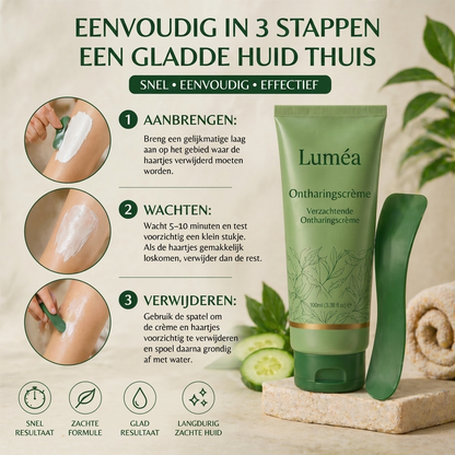 Luméa | Zachte Ontharingscrème voor Dames en Heren  • Zichtbaar resultaat