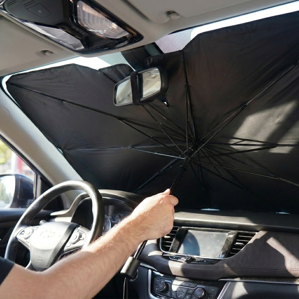 SunGuard™ Opvouwbare Zonbescherming voor Koele Auto