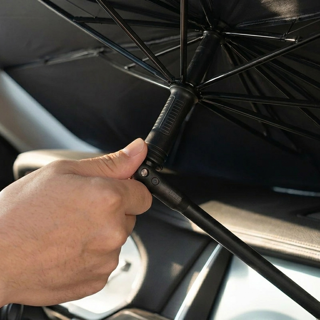 SunGuard™ Opvouwbare Zonbescherming voor Koele Auto