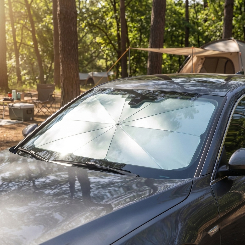 SunGuard™ Opvouwbare Zonbescherming voor Koele Auto