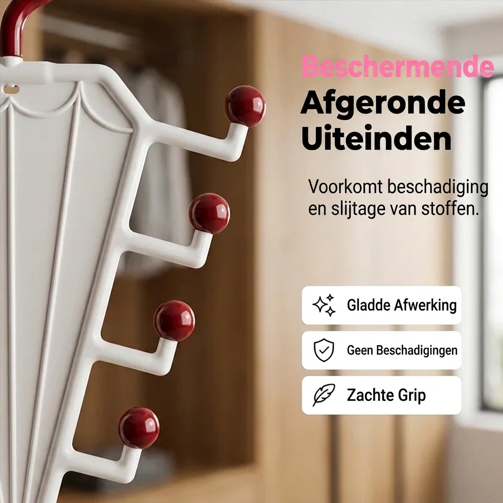 SpaceFold™ Ruimtebesparende V‑Vormige Kledinghanger