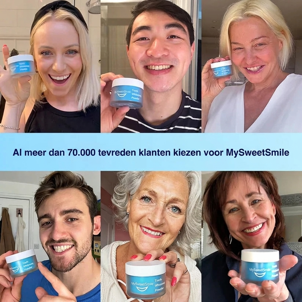 SweetSmile|  Tandpoeder voor Natuurlijk Wittere Tanden