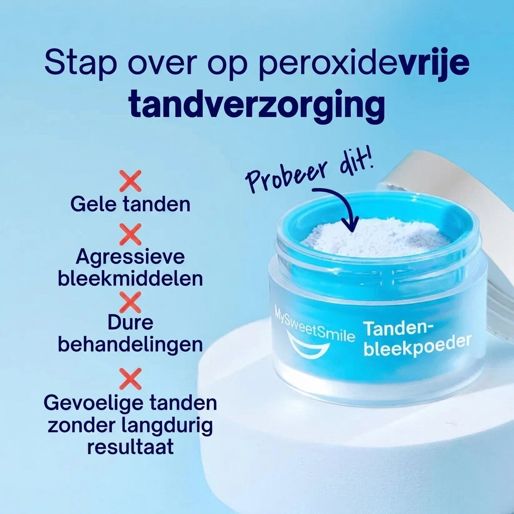 SweetSmile|  Tandpoeder voor Natuurlijk Wittere Tanden