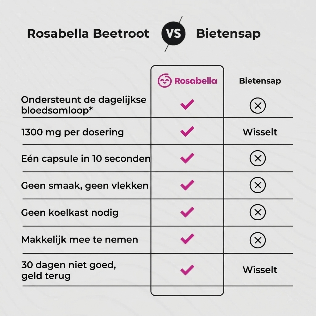 Rosabella™ Rode Biet Capsules voor Vitaliteit