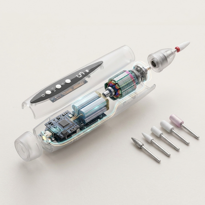 NailPro™ Professionele LED Elektrische Nagelvijl