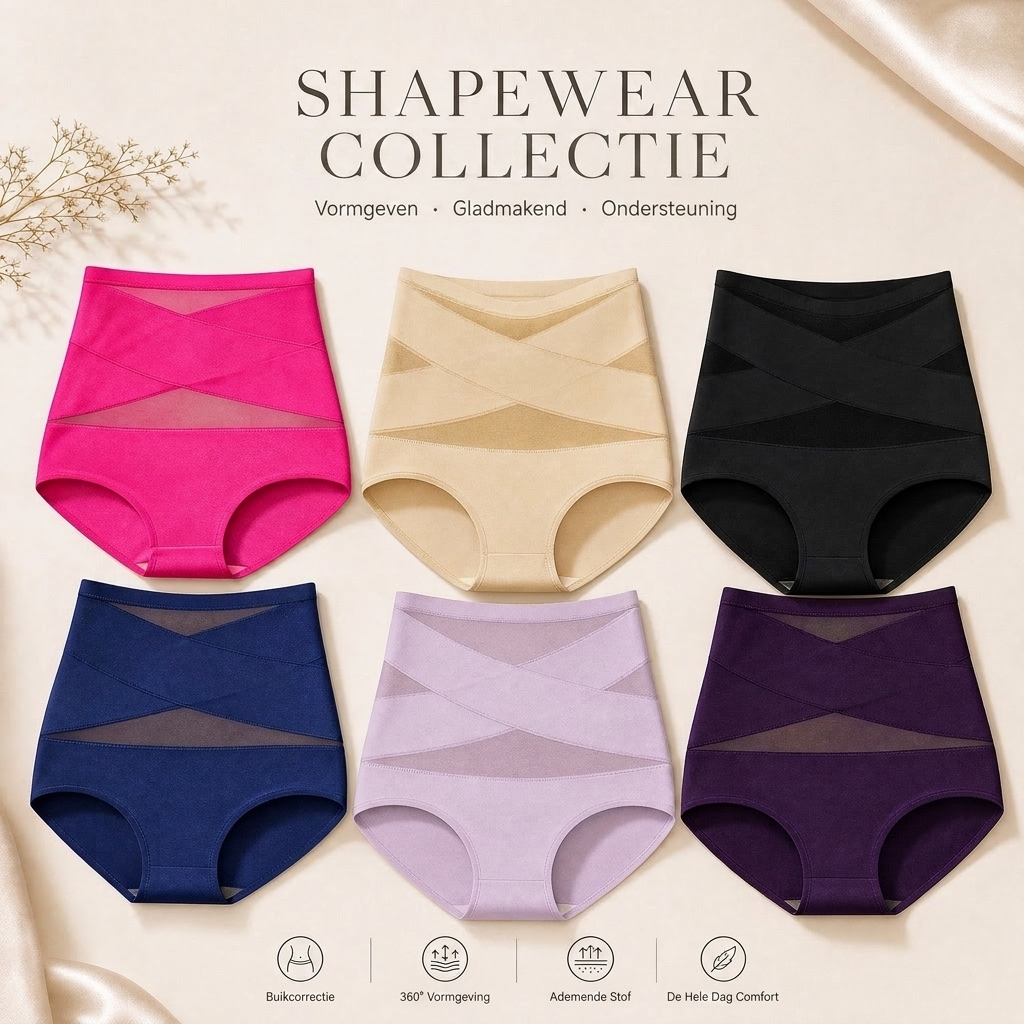 Curvella™ Plus Size Hoge Taille Corrigerende Slip