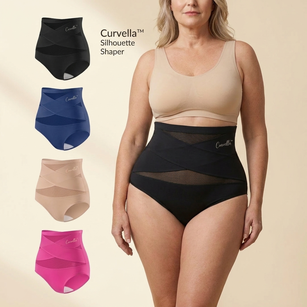 Curvella™ Plus Size Hoge Taille Corrigerende Slip