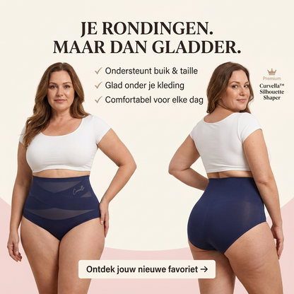 Curvella™ Plus Size Hoge Taille Corrigerende Slip