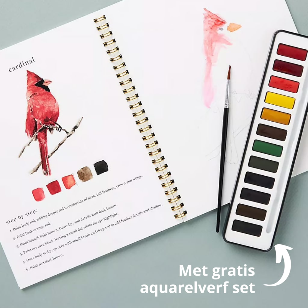 Aquarelverf werkboek