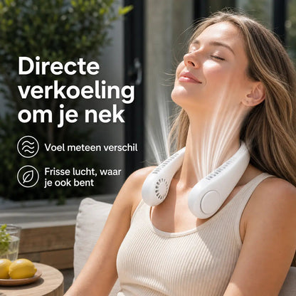 AirBreeze™ Handsfree Nekventilator voor Koele Dagen