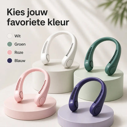 AirBreeze™ Handsfree Nekventilator voor Koele Dagen