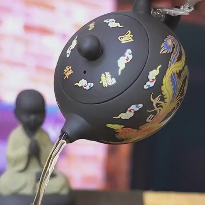 Kleurveranderende Draak & Feniks Theepot