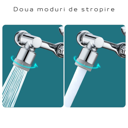 AquaFlex™ Flexibele Kraanbeluchter met 360° Rotatie