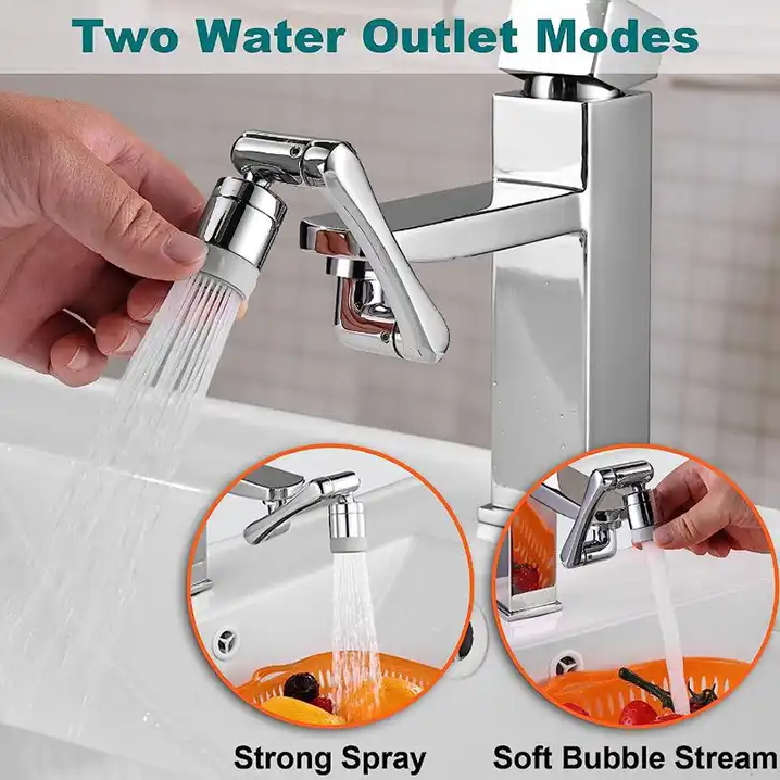 AquaFlex™ Flexibele Kraanbeluchter met 360° Rotatie