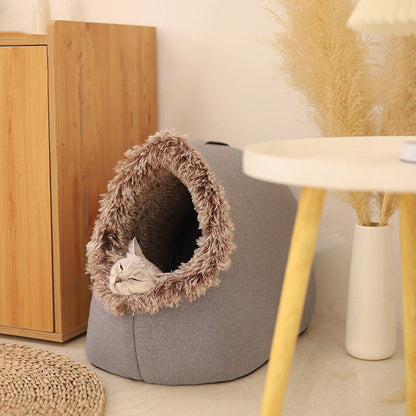 SnugNest™ – Warm Huisdierbed