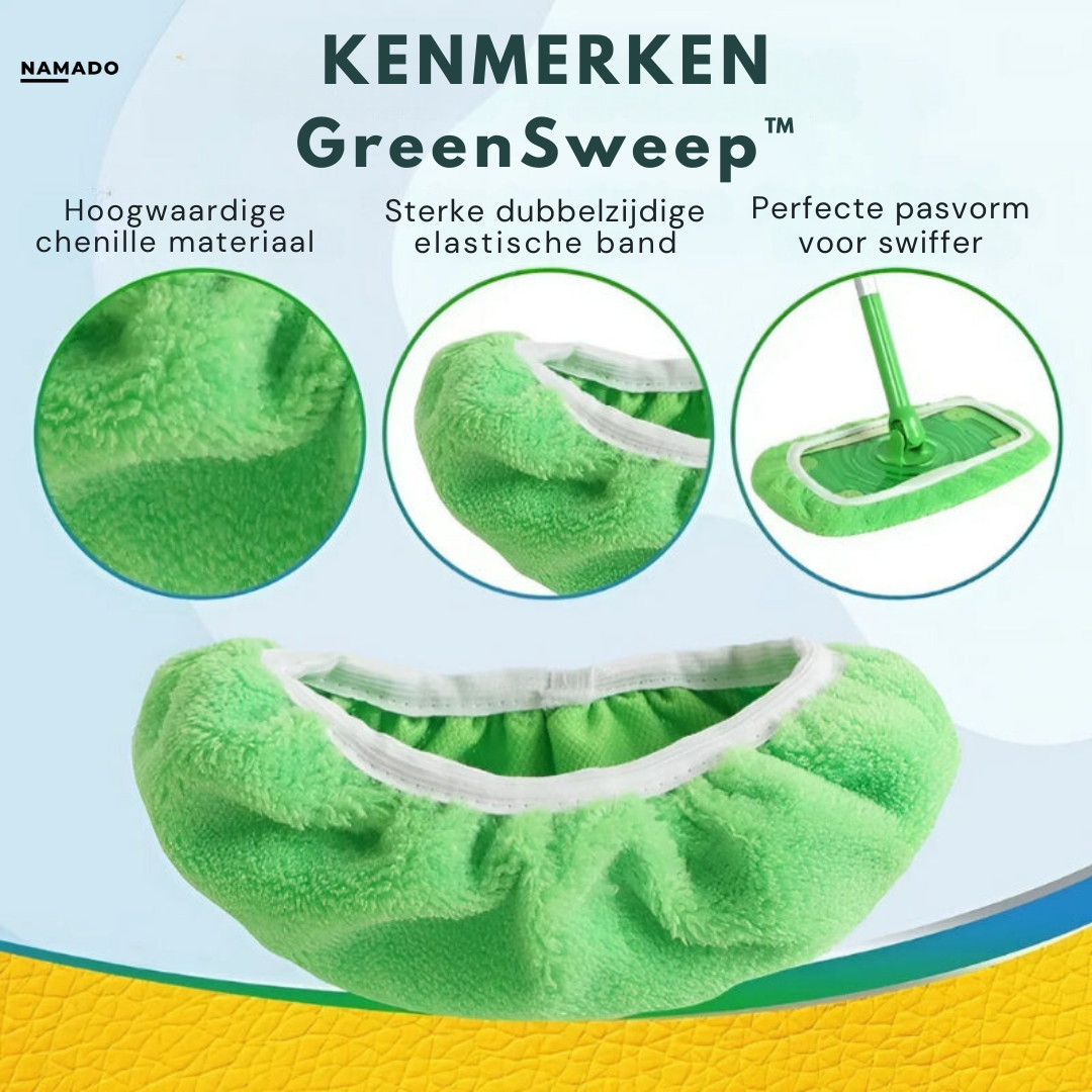GreenSweep™ – Herbruikbare Mop voor Swiffer