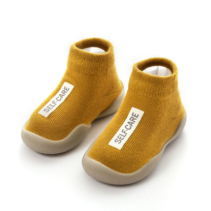 TinySteps™ Baby Loopsokken met Flexibele Rubberen Zool